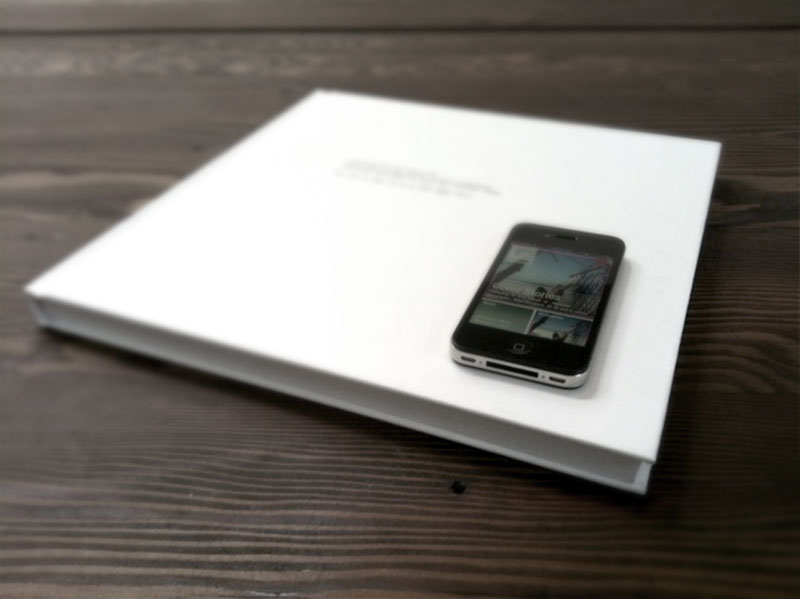 iPhone on top of a book