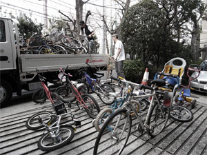 Bikes for Japan — the boys